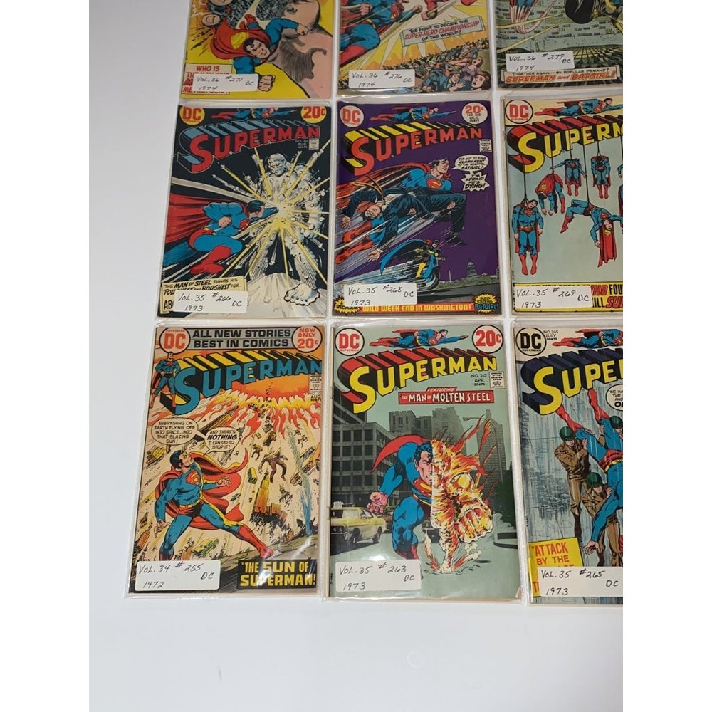 9 SUPERMAN DC COMIC BOOKS - Picture 2 of 6
